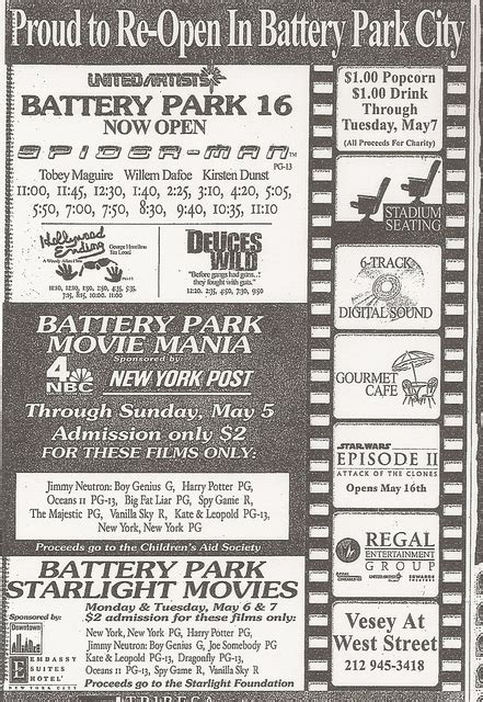 Regal Battery Park Stadium 11 in New York, NY - Cinema Treasures