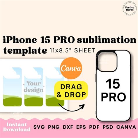 Sublimation Iphone Pro Case Etsy