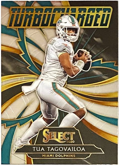 Tua Tagovailoa Panini Select Football Miami Dolphins Turbocharged