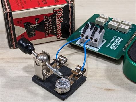 What Is A Galena Cat Whisker Crystal Radio Detector Education