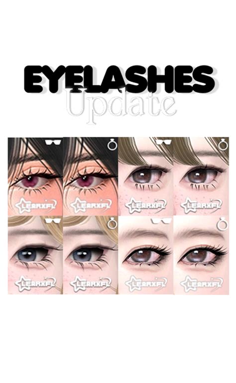 Updated Eyelashes Learxfl In 2024 Sims 4 Cc Makeup Sims 4 Tsr