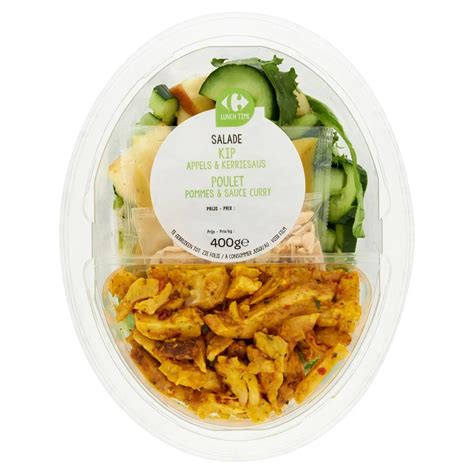 Lunch Time Salade Kip Appels Kerriesaus G Carrefour Belgi