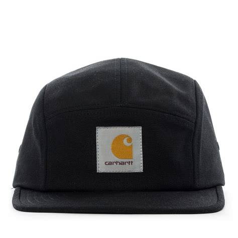 Carhartt Wip Cap 5 Panel Backley Black Black Clothes And Accesories