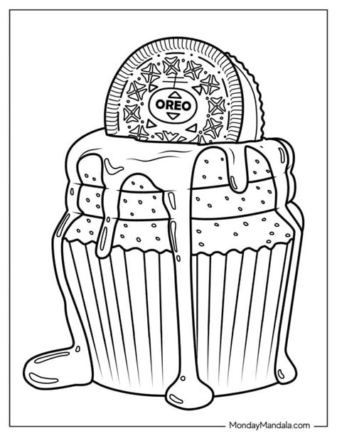 32 Cupcake Coloring Pages Free PDF Printables