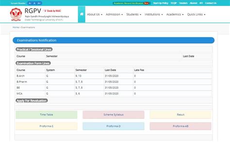 Rgpv Login Exam Form Diploma Result Syllabus Th Th Th