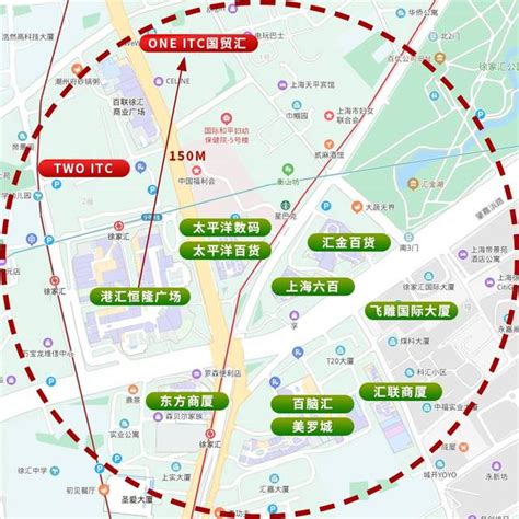 上海徐家汇商圈 繁华 服装 大山谷图库