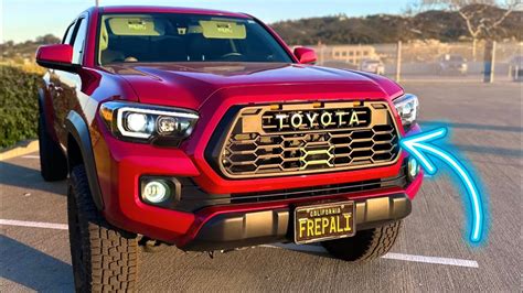 New Toyota Tacoma Trd Pro Grill How To Install And Off