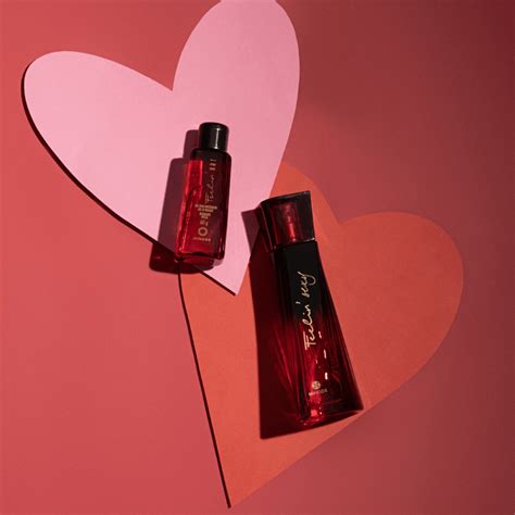 Kit Perfume Feelin Sexy For Her Deo Colônia ml Gel para Massagem Feelin Hot Morango ml