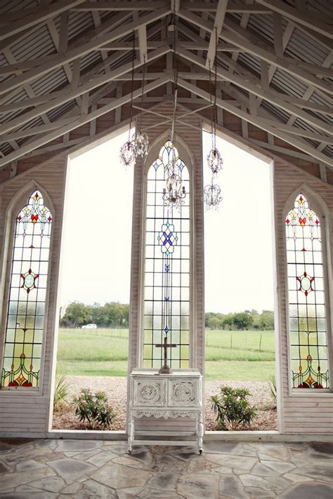 Open Air Chapel At The Gruene Estate In Texas Gruene Estate Wedding