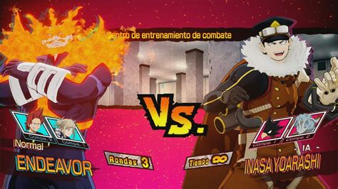 My Hero One S Justice 1 Equipo Endeavor Vs Equipo Inasa Yoarashi