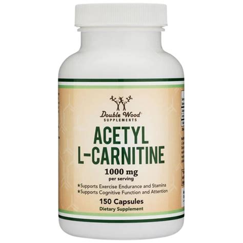 Double Wood Acetyl L Carnitine 1000mg 150 κάψουλες Skroutz gr