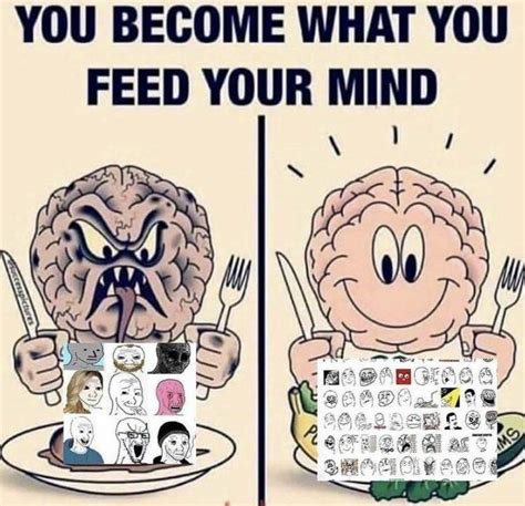 You Become What You Feed Your Mind Wojaks Vs Rage Faces You Become