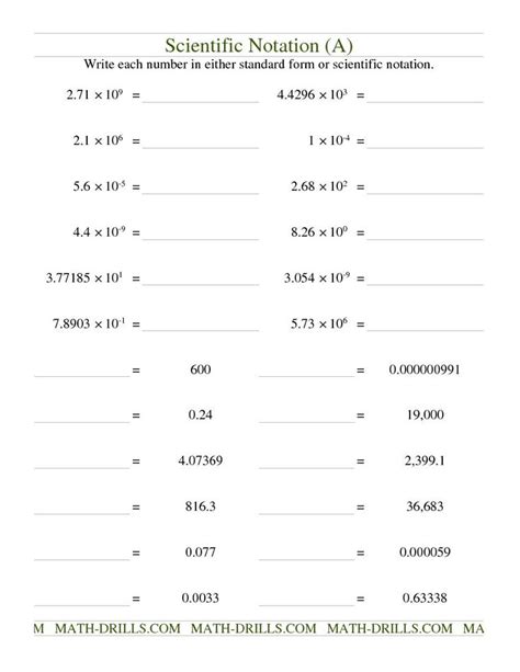 Scientific Notation Word Problems Worksheet Englishworksheet My Id