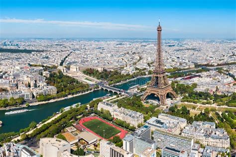 Paris Aerial Panoramic View France Stock Photo Image Of Paris