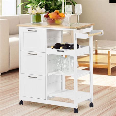 Buy Nsdirect Kitchen Island Cartindustrial Kitchen Barandserving Cart Rolling On Wheels Utility