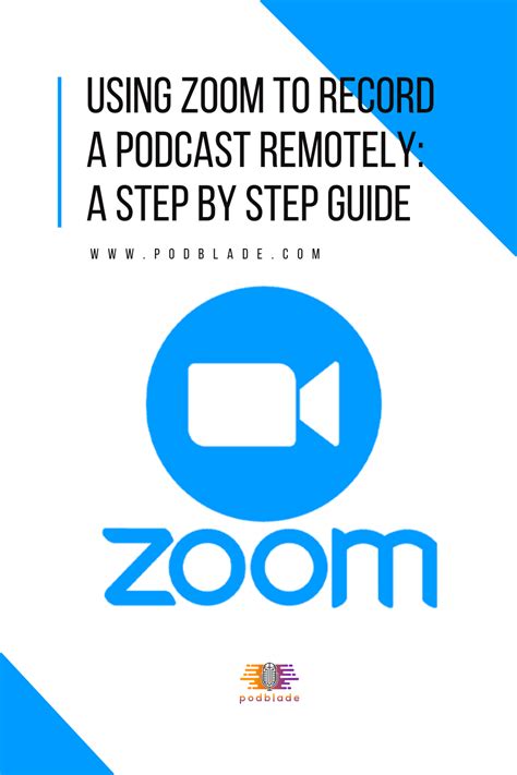 How To Record A Podcast With Zoom - DOWOHS