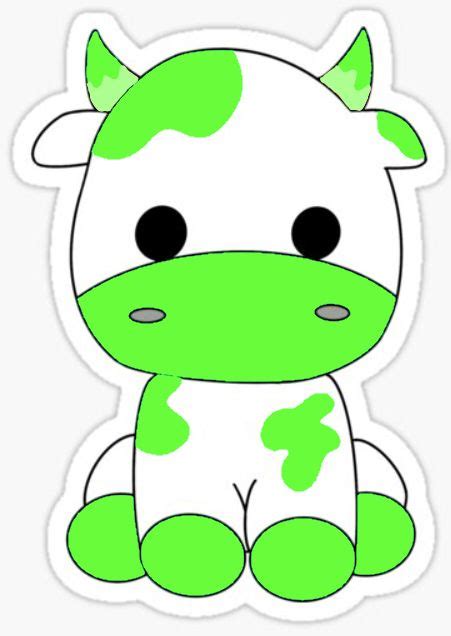 Green Cow Or Lime Cow Cute Doodles Drawings Cute Doodles Easy