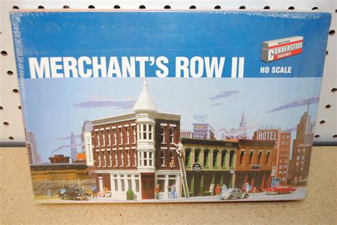 Walthers Cornerstone Merchant S Row Ii Building Kit Ho Scale