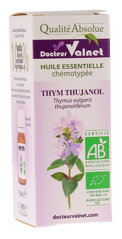 Huile Essentielle Thym Thujanol Bio Dr Valnet