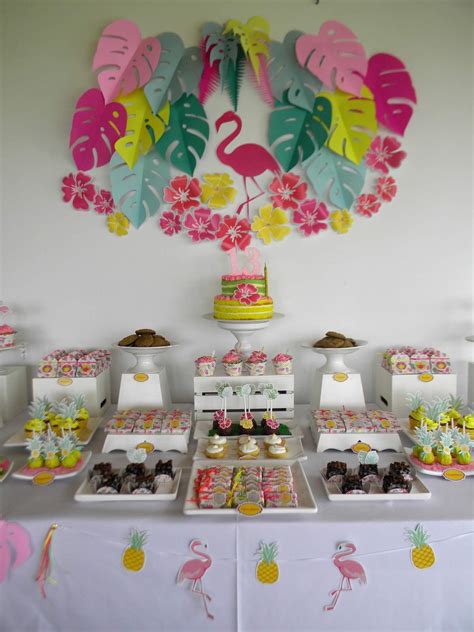 Flamingos Birthday Party Ideas Photo 13 Of 27 Catch My Party
