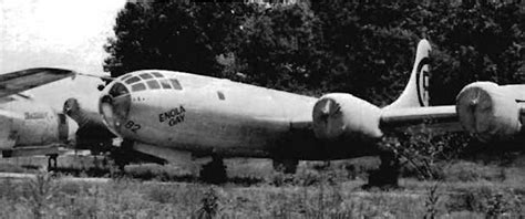 Cultura Aeronáutica Enola Gay o avião que lançou a bomba atômica em