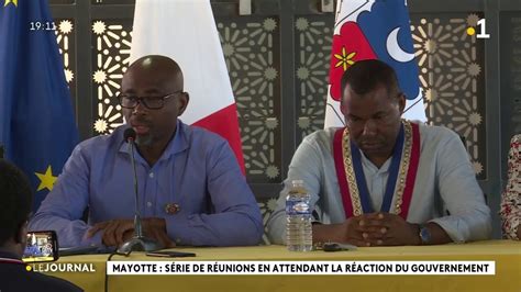 Mayotte série de réunion en attendant la réaction du gouvernement