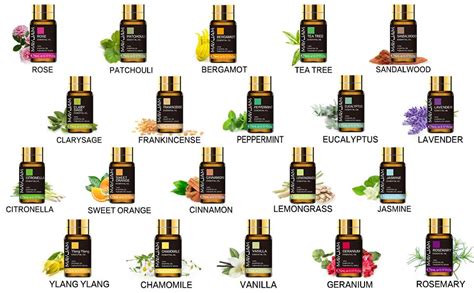 Mayjam Top 20 Essential Oil Set 20 Pack5ml Pure Essential Oils For