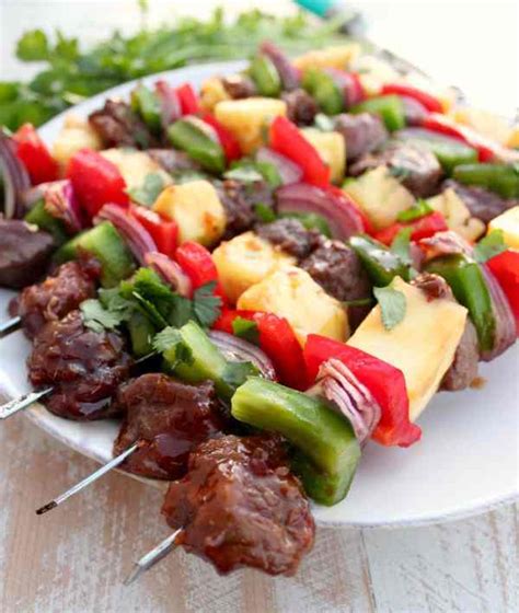 Teriyaki Steak Shish Kabob Recipe