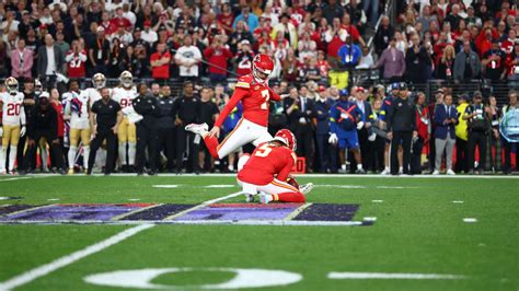 Kansas City Chiefs Kicker Harrison Butker Hits A Game Tying Field Goal