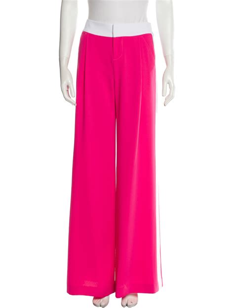 Alice Olivia Wide Leg Pants W Tags Pink 1175 Rise Pants Clothing Wao424512 The Realreal