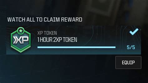 Earn 1 Hour Double XP Token For Watching Warzone Tutorial Videos