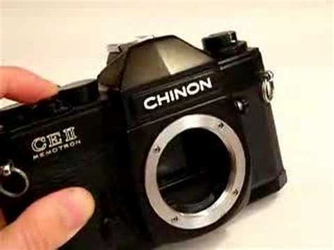 Chinon CE II Memotron Stop Down YouTube