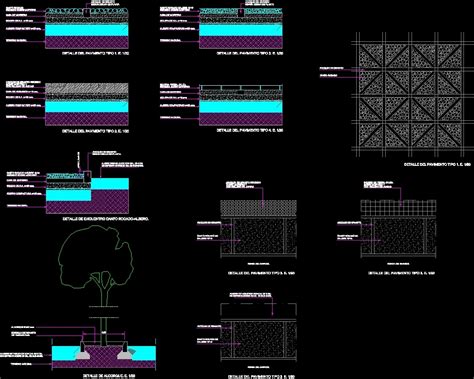 Detail Pavement Dwg Section For Autocad Designs Cad