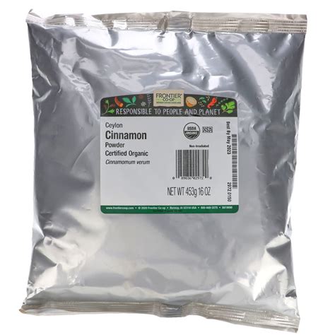 Frontier Co Op Organic Ceylon Cinnamon Oz G