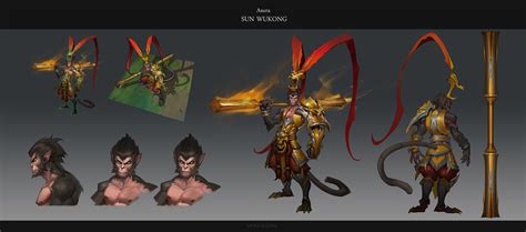 Sun Wukong Jojo So Concept Art Characters Character Design