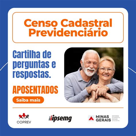 Censo Cadastral Previdenciário Cartilha Aposentados