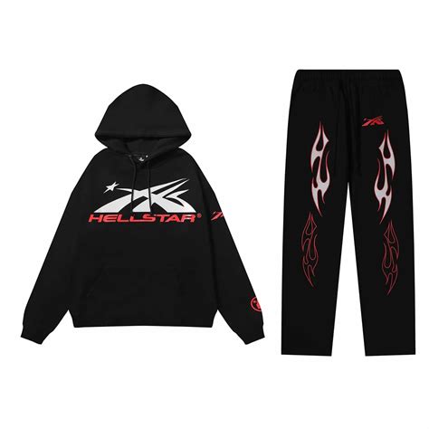 Hellstar New Black Tracksuit Buy Now Hellstar