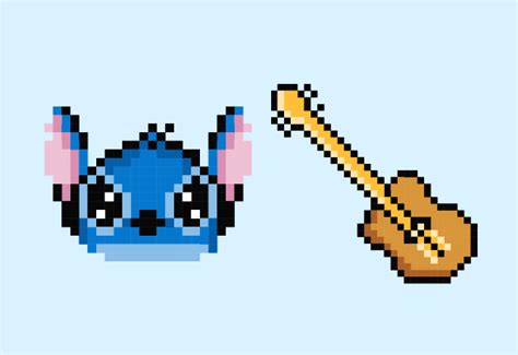 Stitch Pixel Cute Cursor