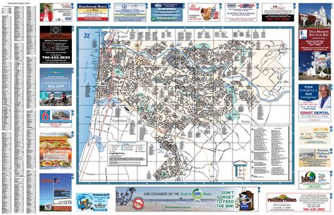 City Of Oceanside Full Size Street View Map 2015 2017 By Oceanside Chamber Of Commerce Issuu