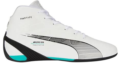 PUMA Mercedes Amg Petronas Motorsport Carbon Cat Mid Driving Shoes In