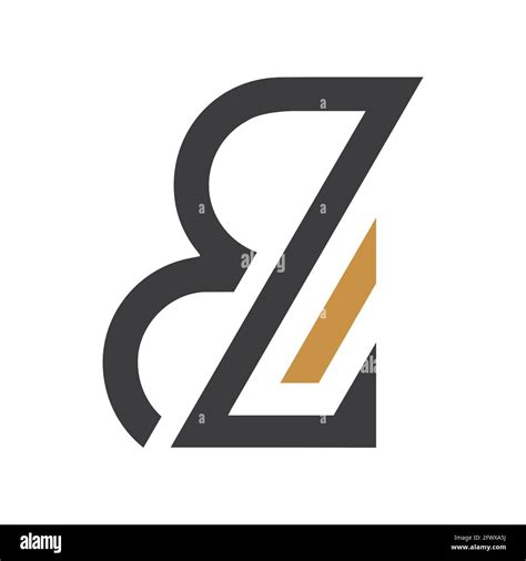 Letras Del Alfabeto Iniciales Logotipo Del Monograma Bz Zb Z Y B