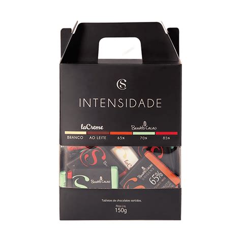 Caixa Intensidade Tabletes 150g Cacau Show Shopee Brasil