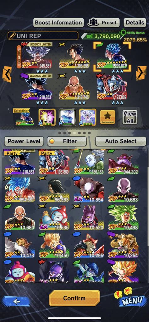 Universe Rep Team Banner Advice R Dragonballlegends