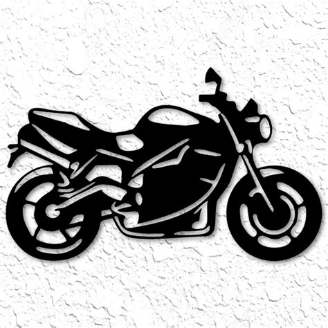 Stl File Motorcycle Wall Art Motorbike Wall Decor 2d Art・3d Print Design To Download・cults