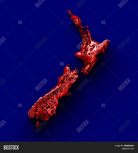 New Zealand Map Flag Image And Photo Free Trial Bigstock