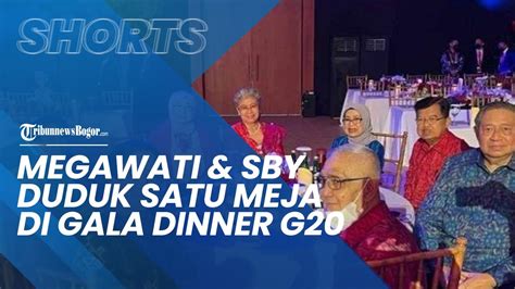 Momen Langka SBY Hingga Megawati Duduk Satu Meja Pada Gala Dinner G20