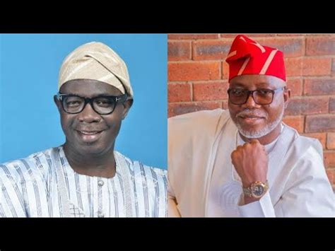 Former Deputies Face Off In Ondo Election Pdps Agboola Ajayi Vs Apcs