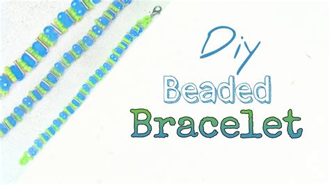 Exquisite Beaded Bracelet How Tomake Simple Beaded Bracelet Diy Beaded Jewellery Youtube