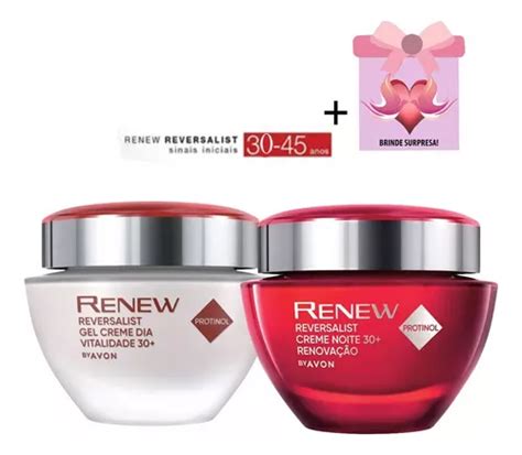 Avon Renew Reversalist Noite G Creme Dia G Brinde Tipo De Pele