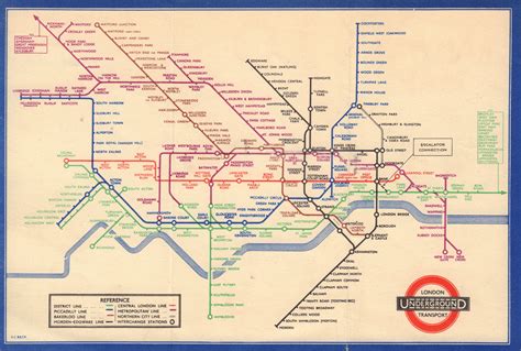 London Underground Map Original